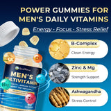 GparkNature Complete Multivitamins for Men gummies on a wooden table