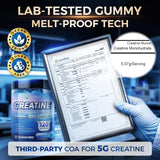 GparkNature Creatine Gummies with real berry flavour