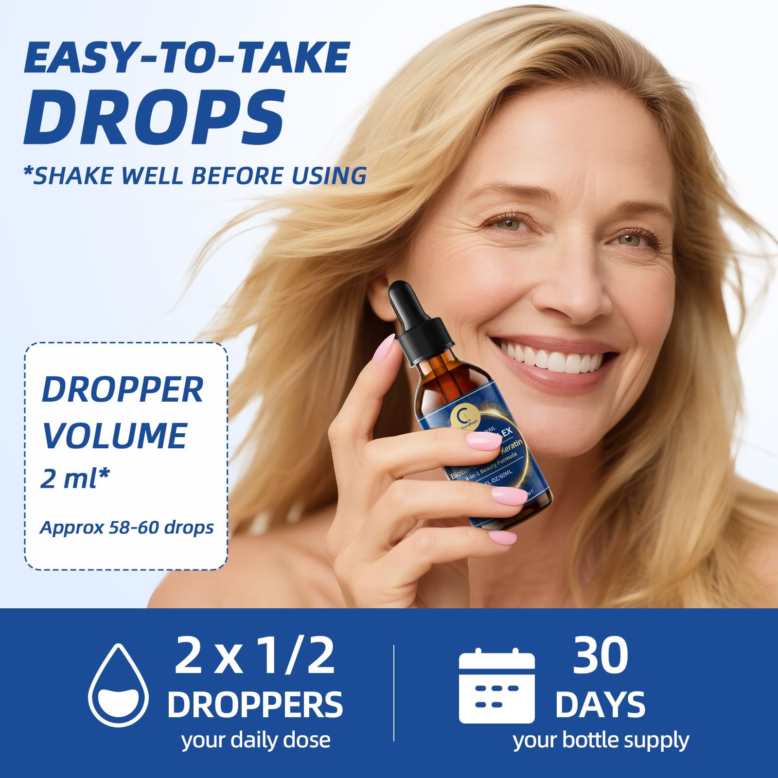 GPGP GreenPeople Biotin Drops 20000mcg lifestyle scene