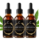 GPGP GreenPeople Hemp Seed Oil Omega 3-6-9 bottle front view