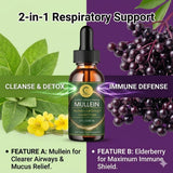 GPGP GreenPeople Mullein Drops 600mg bottle side view