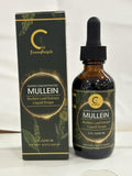 GPGP GreenPeople Mullein Leaf Extract Liquid Tincture in a glass of water