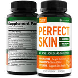 GRAMRIGHT Perfect Skin Acne Supplement 60 Capsules front view