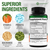 GRAMRIGHT Perfect Skin Acne Supplement bottle with label