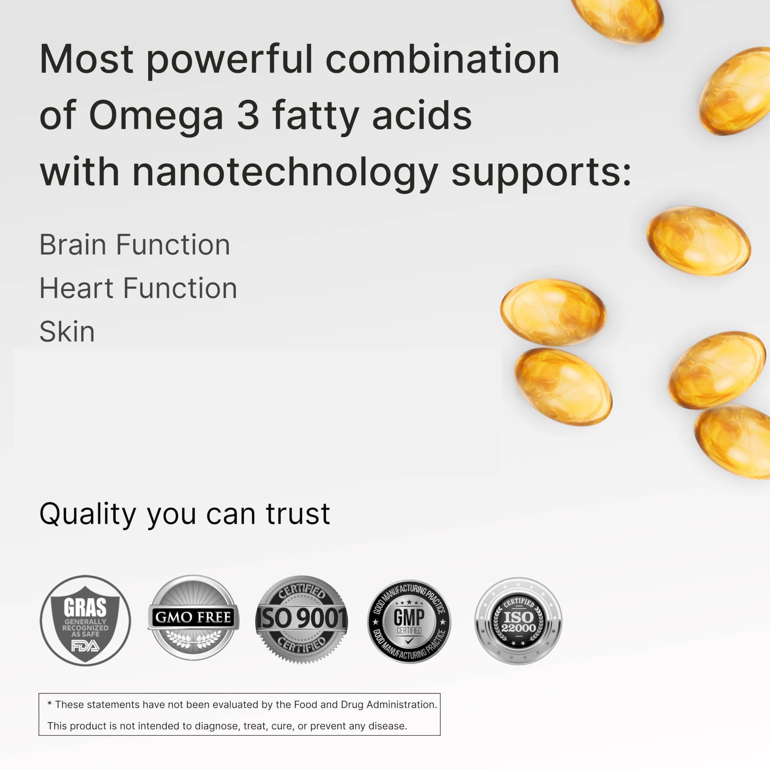 Granagard Nano Omega-3 Softgels close-up of softgel