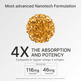 Granagard Nano Omega-3 Softgels side view of bottle