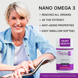 Granagard Nano Omega-3 Softgels with measuring spoon
