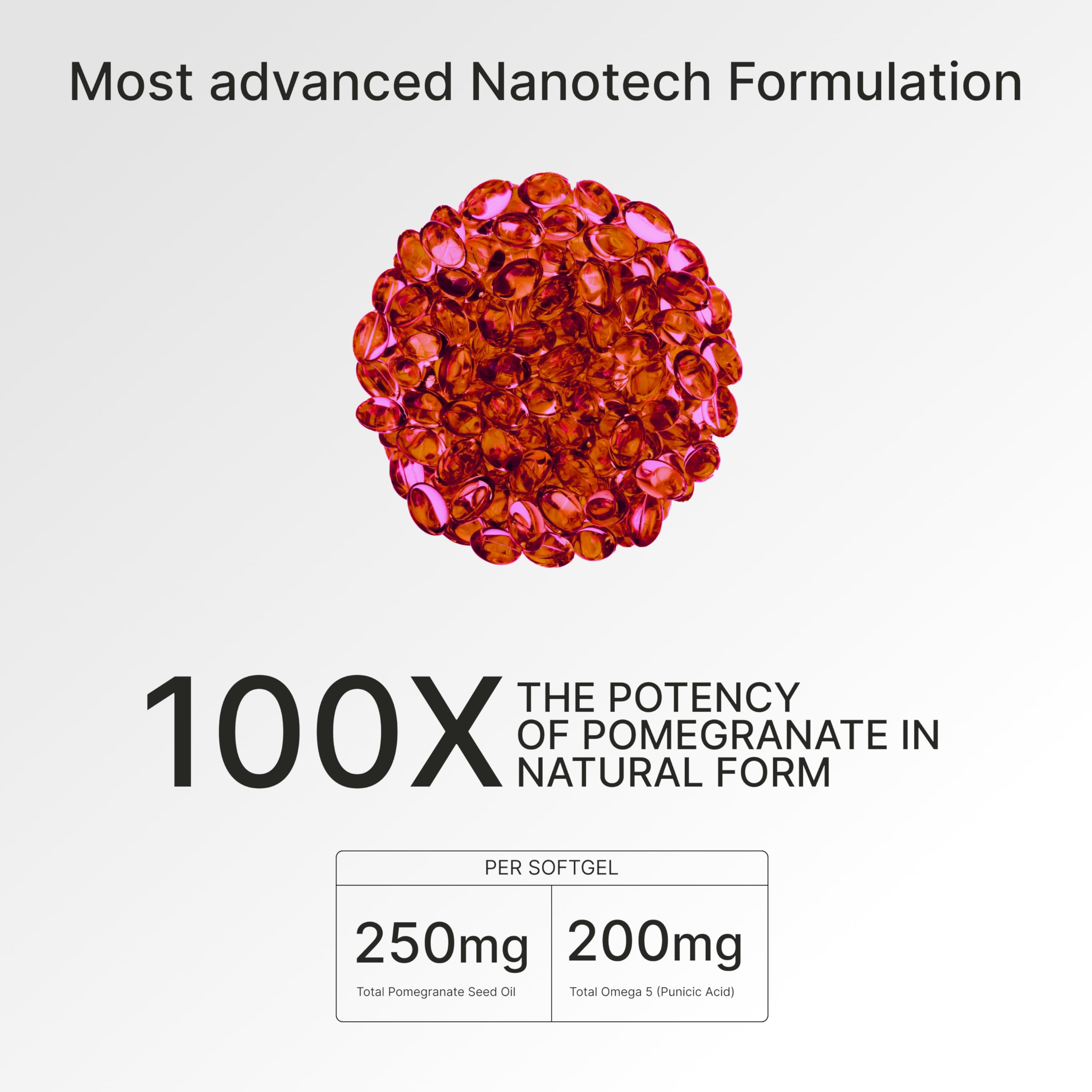 Granagard Omega 5 supplement with pomegranate fruit