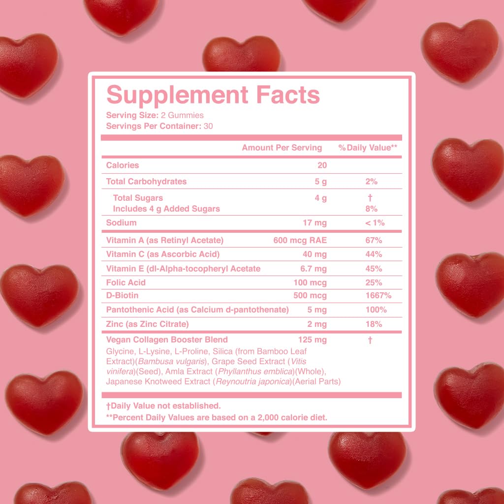 Grande Cosmetics Vegan Collagen support Gummy in a bowl