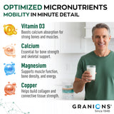 Granions Chondroitin Supplement 283g scoop and powder