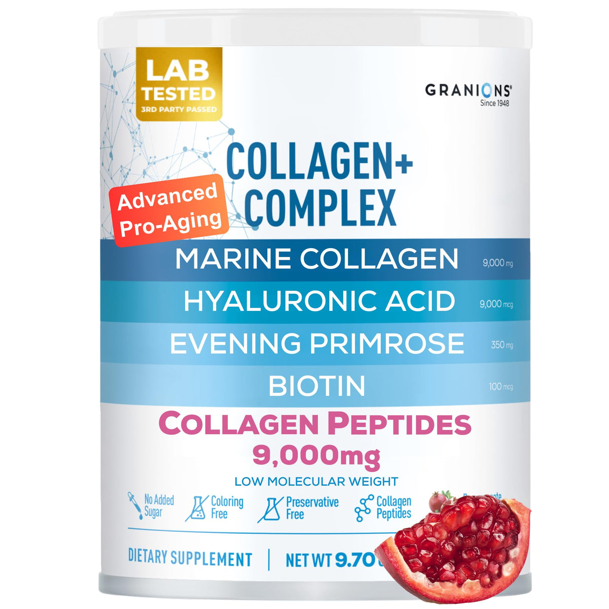 Granions Collagen Complex Powder 275g front view