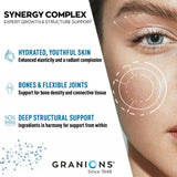 Granions Complete Collagen Support Tablets with ingredients list
