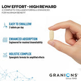 Granions Hyaluronic Acid Collagen Tablets 750mg lifestyle scene