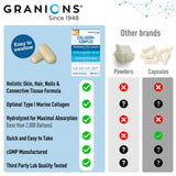 Granions Hyaluronic Acid Collagen Tablets 750mg on a table