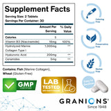 Granions Hyaluronic Acid Supplement 200mg side view