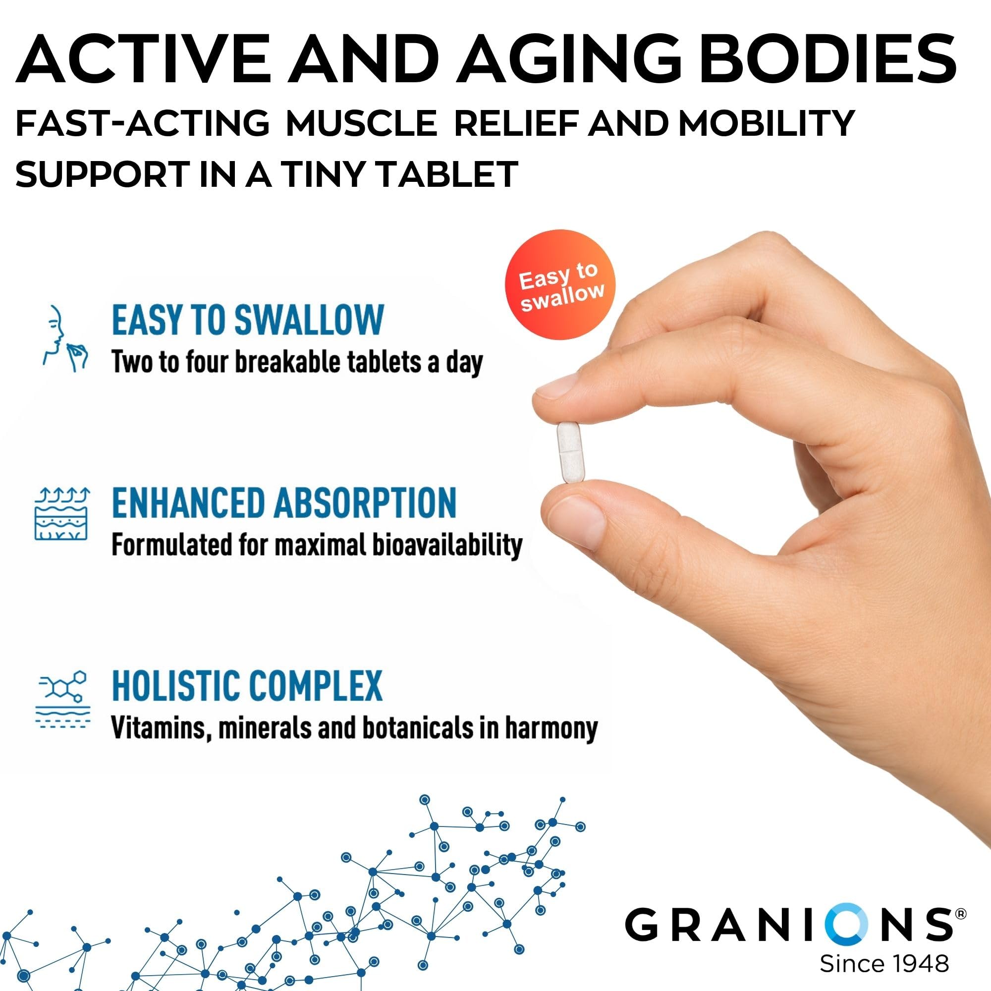 Granions Multimineral Supplement tablets on a table