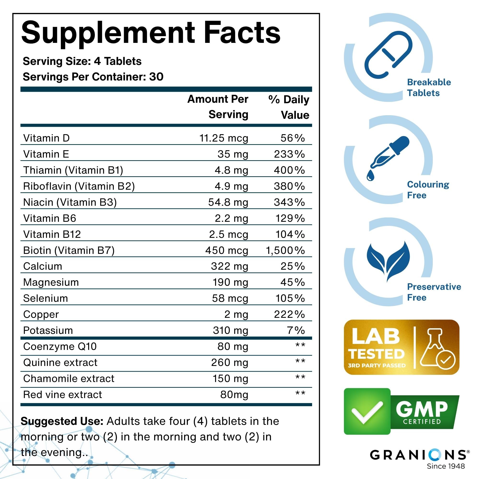 Granions Multimineral Supplement with B Vitamins