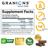 Granions Shilajit Complex Capsules 1000mg bottle with capsules