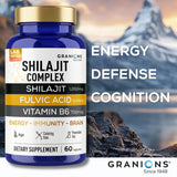 Granions Shilajit Complex Capsules 1000mg close-up