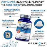 Granions Triple Magnesium Complex 420mg side view