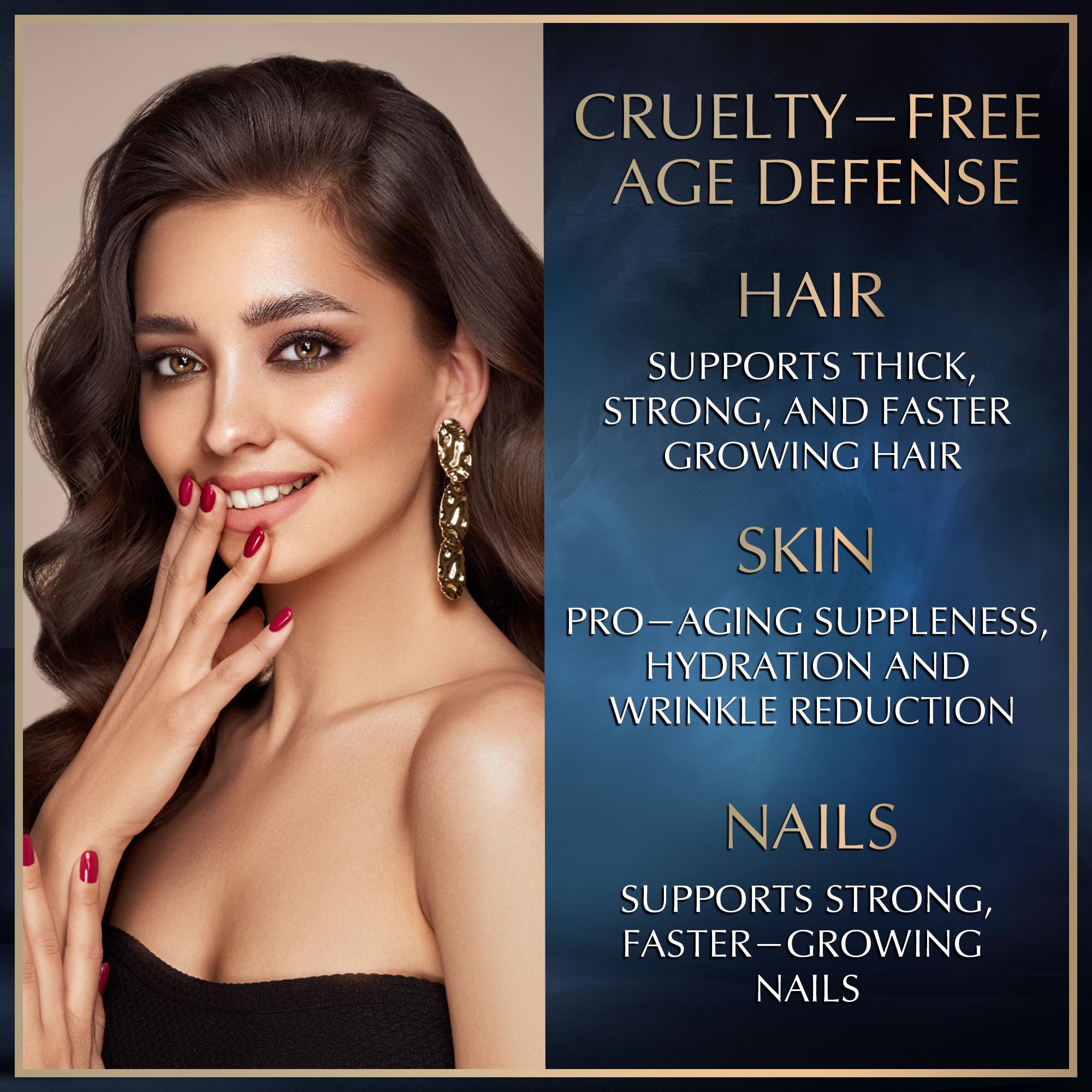 Granions Vegan Collagen support 59g packaging side view