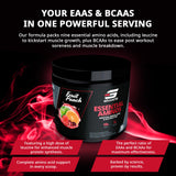 Granite Supplements BCAA EAA Amino Acids Powder 558g flavour options