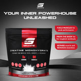 Granite Supplements Creatine Monohydrate 454g side view