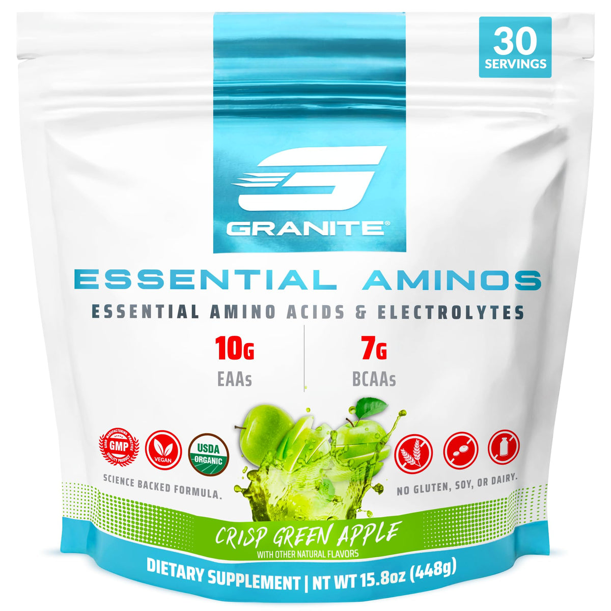Granite Supplements Essential Amino Acids 390g front view