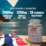 Granite Supplements Omega-3 Fish Oil soft-gel close-up