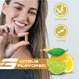 Granite Supplements Omega-3 Fish Oil soft-gels on a table