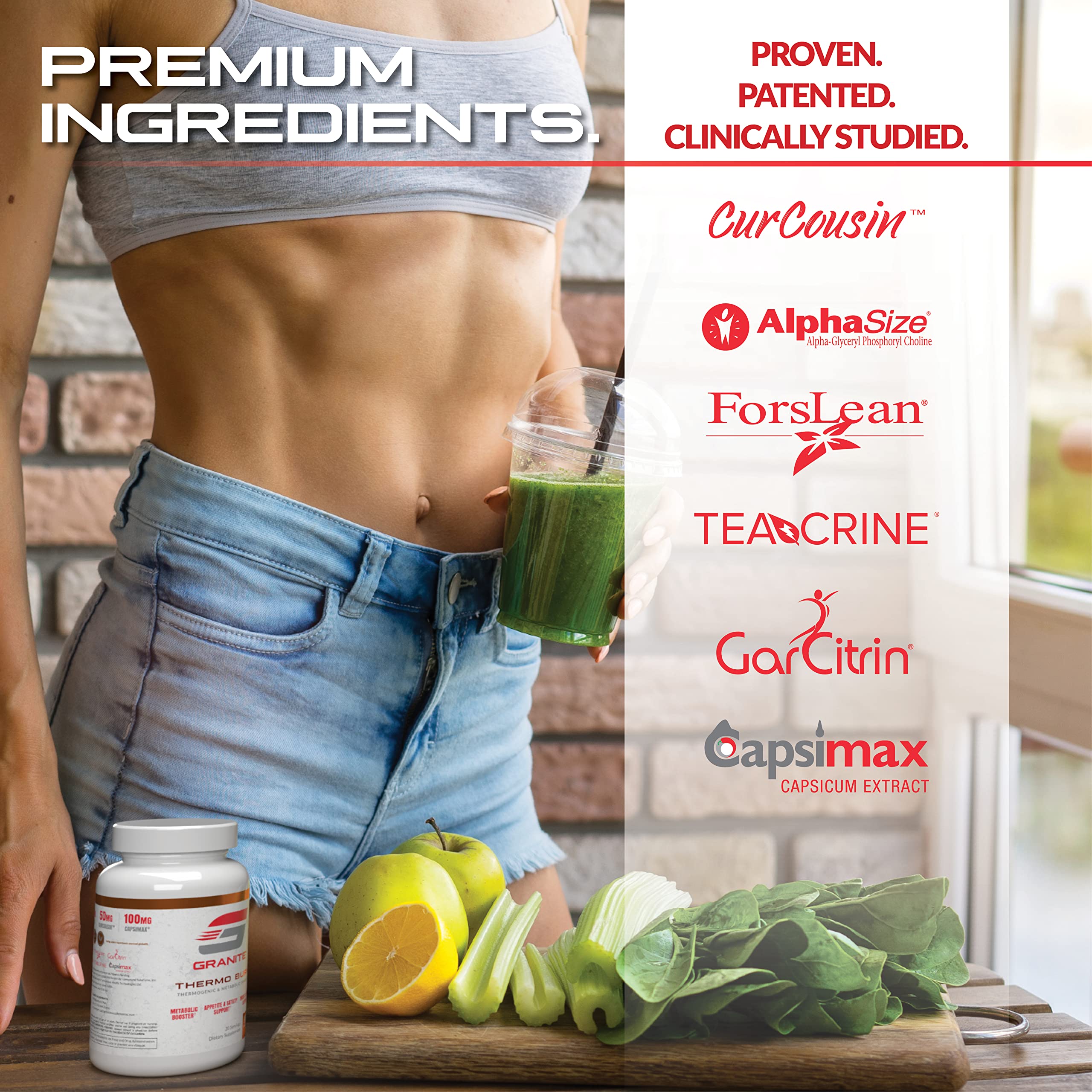 Granite Supplements Thermo Burn+ capsule close-up
