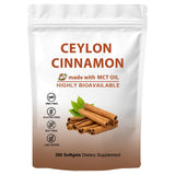GraviGlow Ceylon Cinnamon Softgels bottle front view