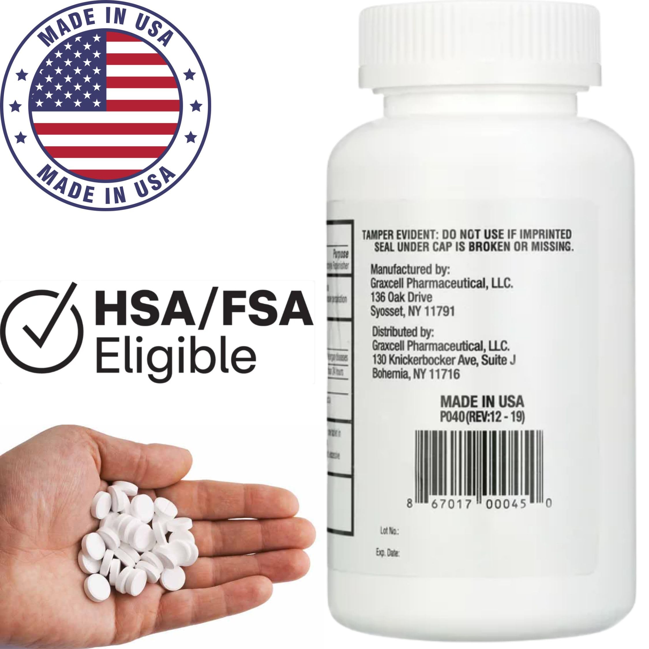 Graxcell Sodium Chloride Salt Pills in a lifestyle setting