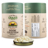 GRAZIN HEALTH Bovine Colostrum Capsules 90 Count front view