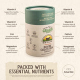 GRAZIN HEALTH Bovine Colostrum Capsules in a hand