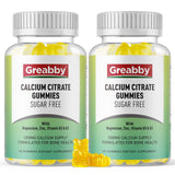 GREABBY Calcium Citrate Gummies 1200mg front view