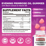 GREABBY Evening Primrose Oil Gummies side view of bottle