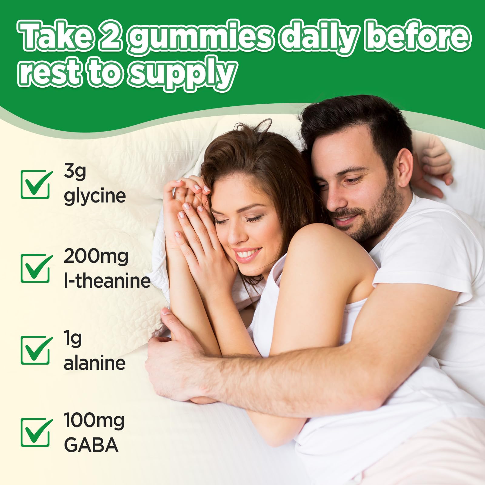 GREABBY Glycine 3g Gummies on a table