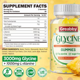 GREABBY Glycine 3g Gummies with fresh pineapple