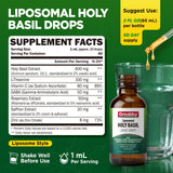 GREABBY Holy Basil Drops 150g bottle side view