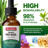 GREABBY Holy Basil Drops 150g packaging details