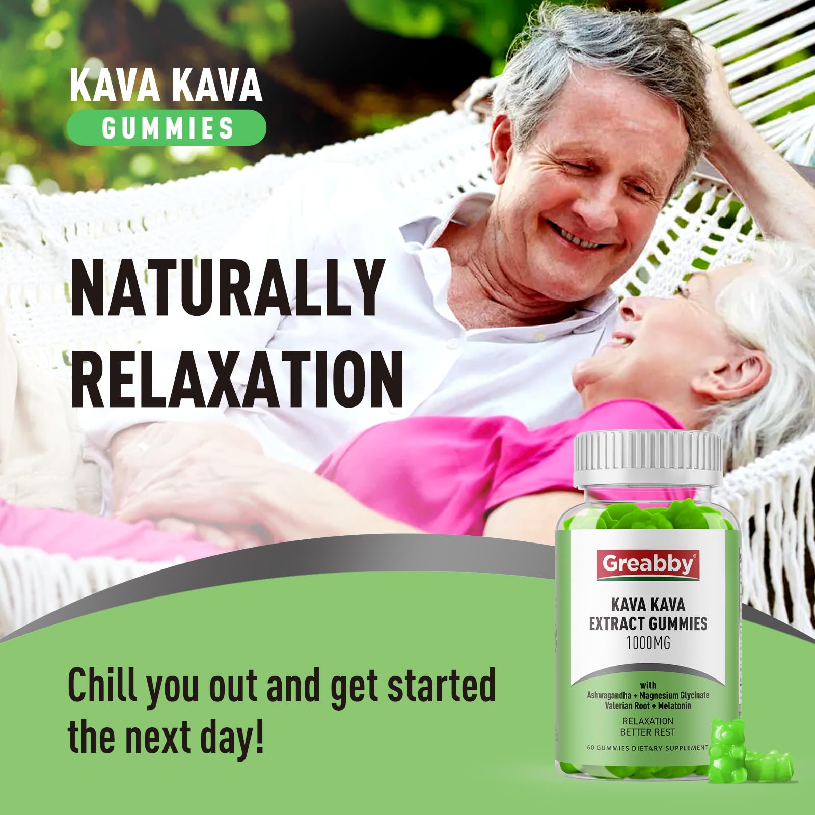 GREABBY Kava Kava Gummies side view