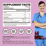 GREABBY L-Glutamine Gummies 1000mg bottle side view