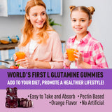 GREABBY L-Glutamine Gummies 1000mg bottle with lid open