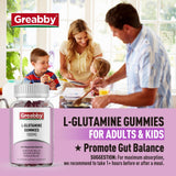 GREABBY L-Glutamine Gummies 1000mg on a wooden table