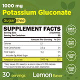 GREABBY Potassium Gluconate Gummies on a wooden table