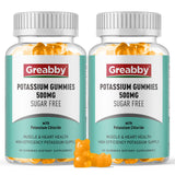 GREABBY Potassium Gummies 500mg front view