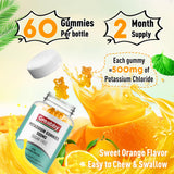 GREABBY Potassium Gummies bottle with 60 gummies