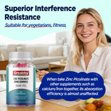 GREABBY Zinc Gummies 50mg Picolinate with other supplements