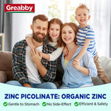GREABBY Zinc Picolinate Gummies 50mg ingredients list